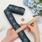 10 Yards Boho Jacquard Fabric Trim with Embroidered Flowers - Blue, 2 Inch Ethnic Style Floral Ribbon for Sewing, Handmade Bag Strap Making & DIY Clothing Decoration